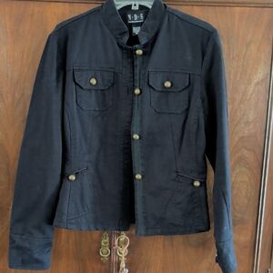 New Directions Dark Blue Jacket with Brass Buttons